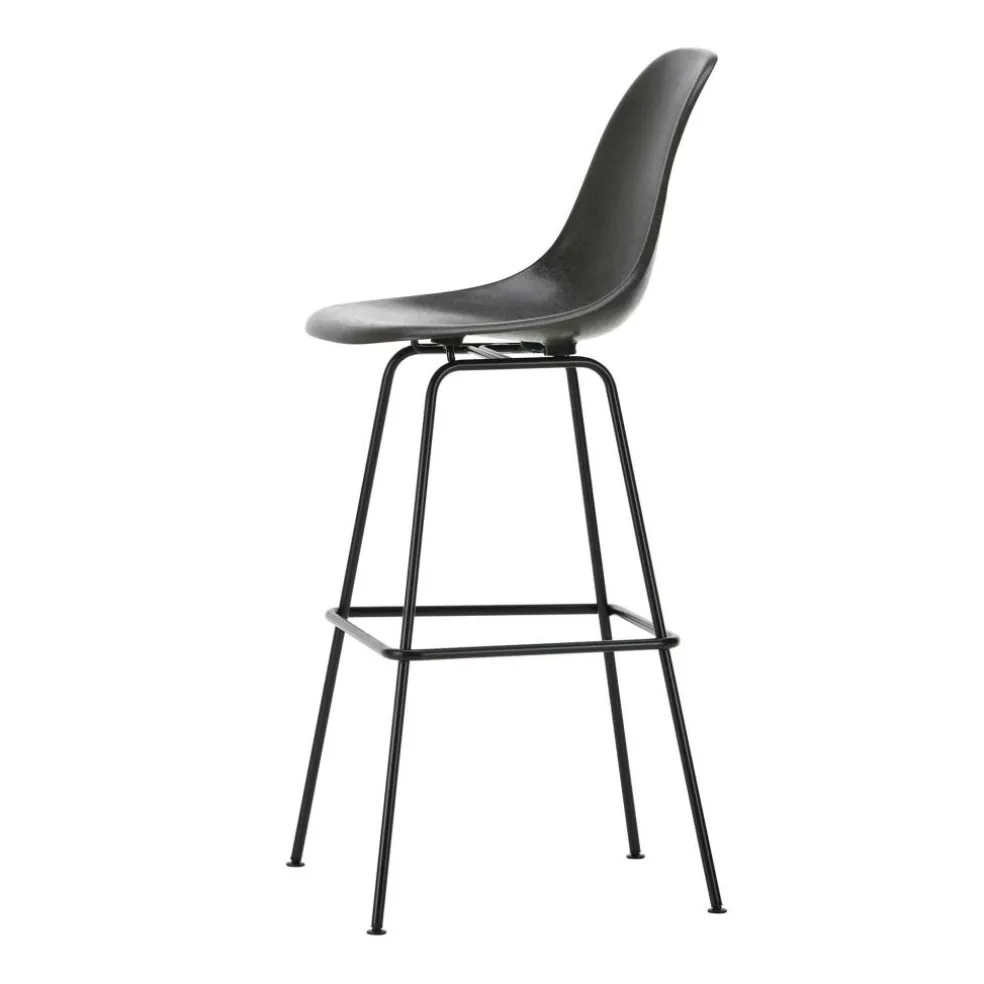 Eames Fiberglass Barstuhl hoch basic dark