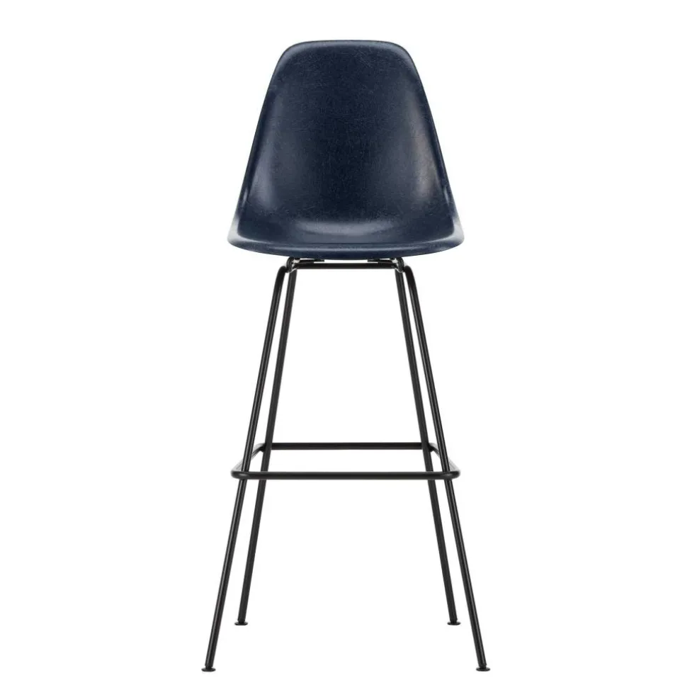 Eames Fiberglass Barstuhl hoch basic dark