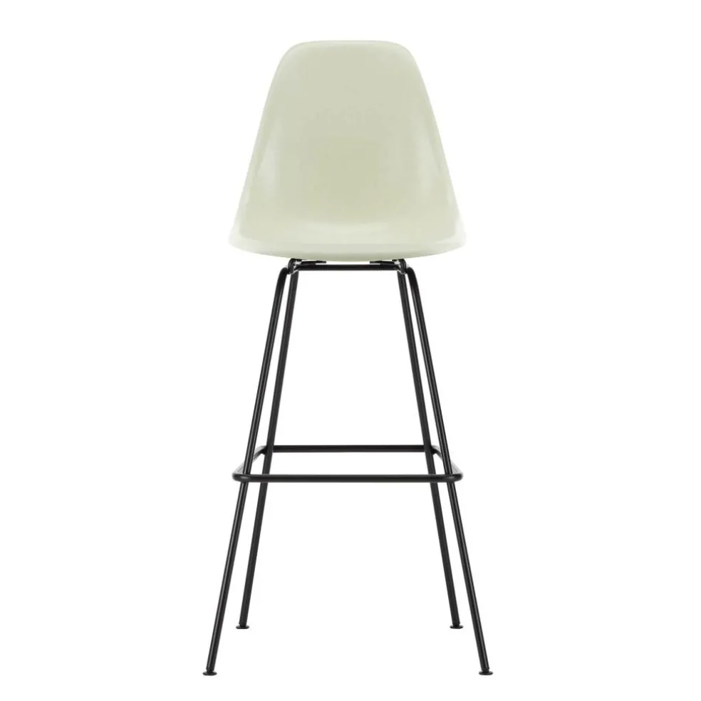 Eames Fiberglass Barstuhl hoch basic dark