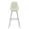 Eames Fiberglass Barstuhl hoch verchromt