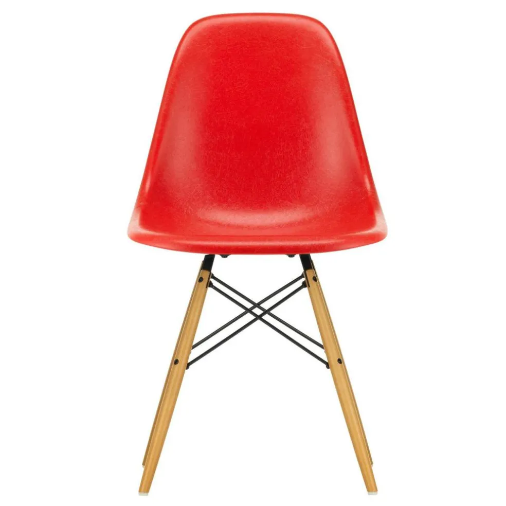 Eames Fiberglass Side Chair DSW Ahorn gelblich