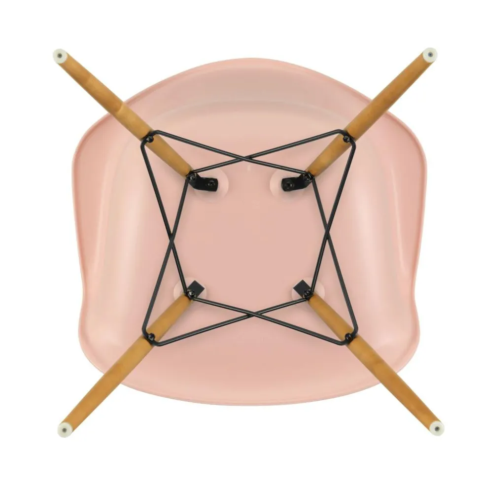 Eames Plastic Armchair DAW RE Ahorn gelblich