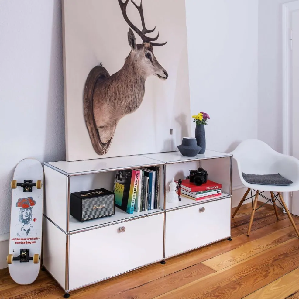 Eames Plastic Armchair DAW RE Ahorn gelblich