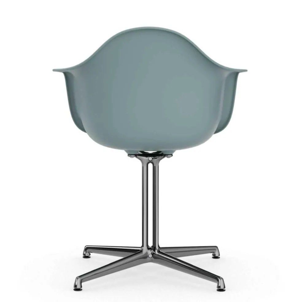 Eames Plastic Armchair DAL RE Gestell poliert