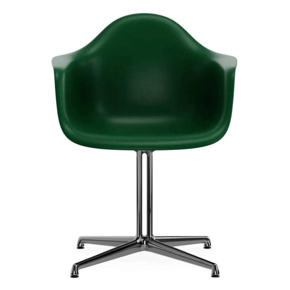 Eames Plastic Armchair DAL RE Gestell poliert