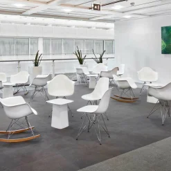 Eames Plastic Armchair DAR Gestell verchromt