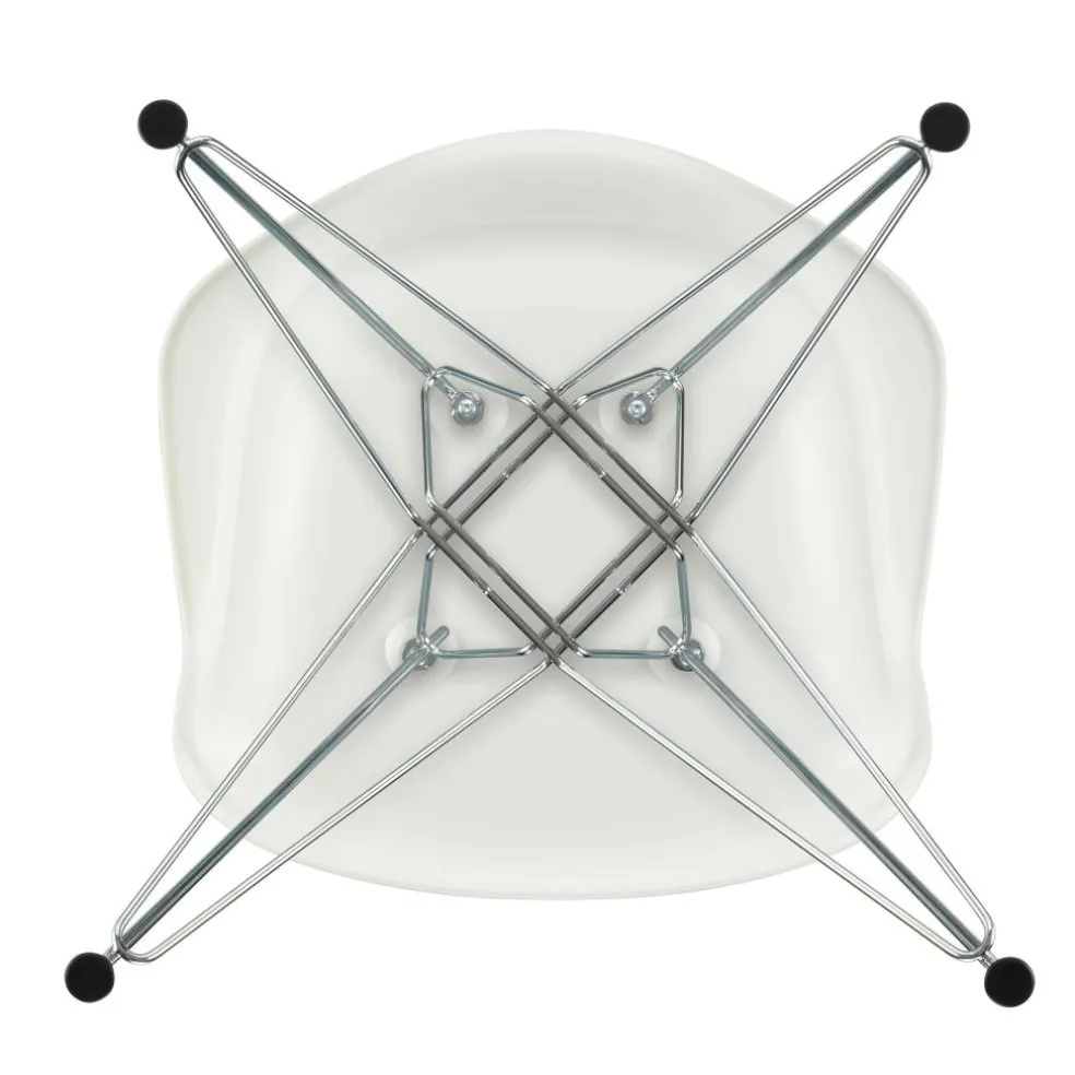 Eames Plastic Armchair DAR Gestell verchromt