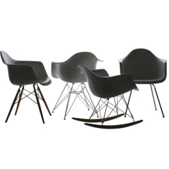 Eames Plastic Armchair DAR Gestell verchromt