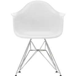 Eames Plastic Armchair DAR RE Gestell verchromt