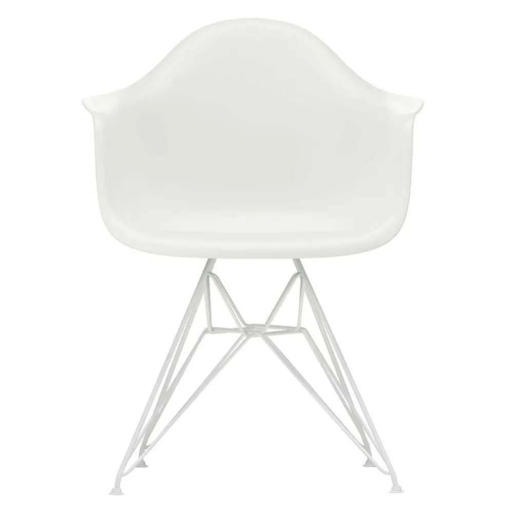 Eames Plastic Armchair DAR Gestell weiß