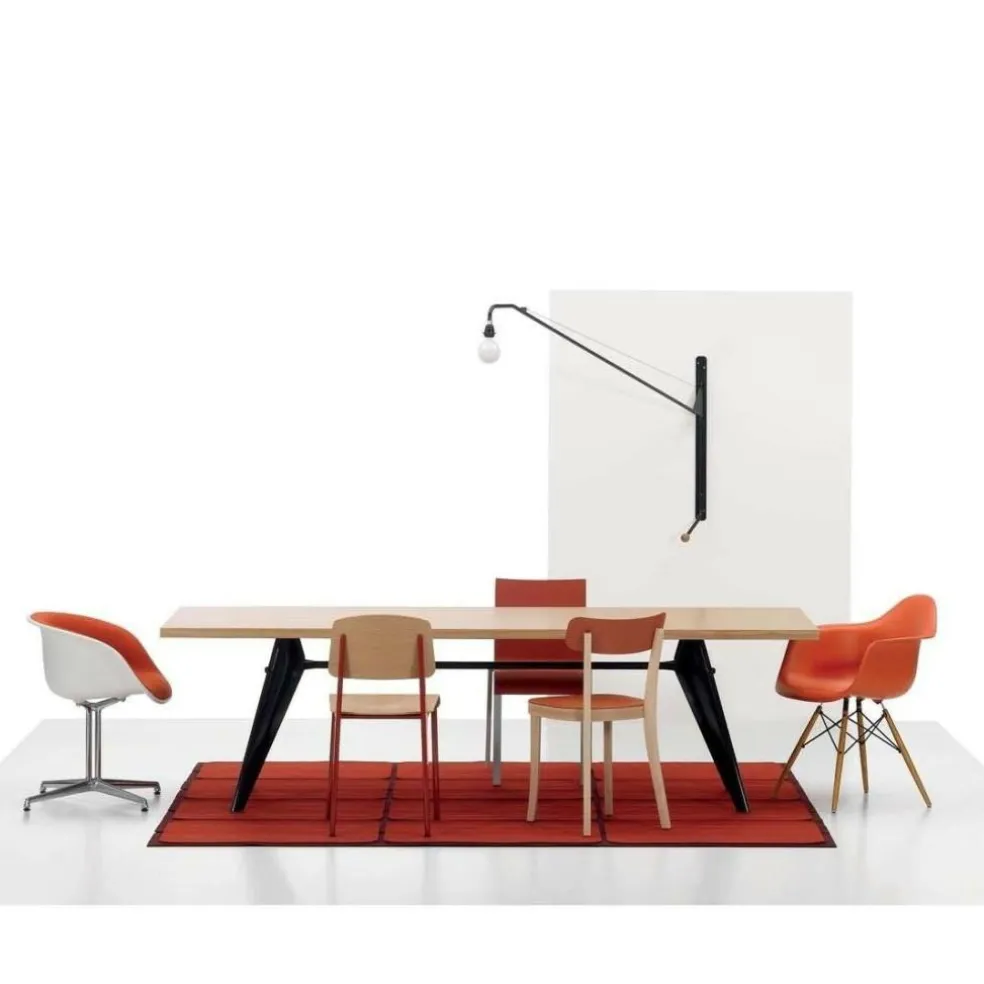 Eames Plastic Armchair DAW Ahorn gelblich
