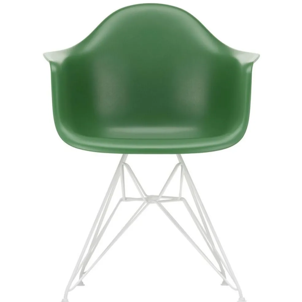 Eames Plastic Armchair DAR RE Gestell weiß
