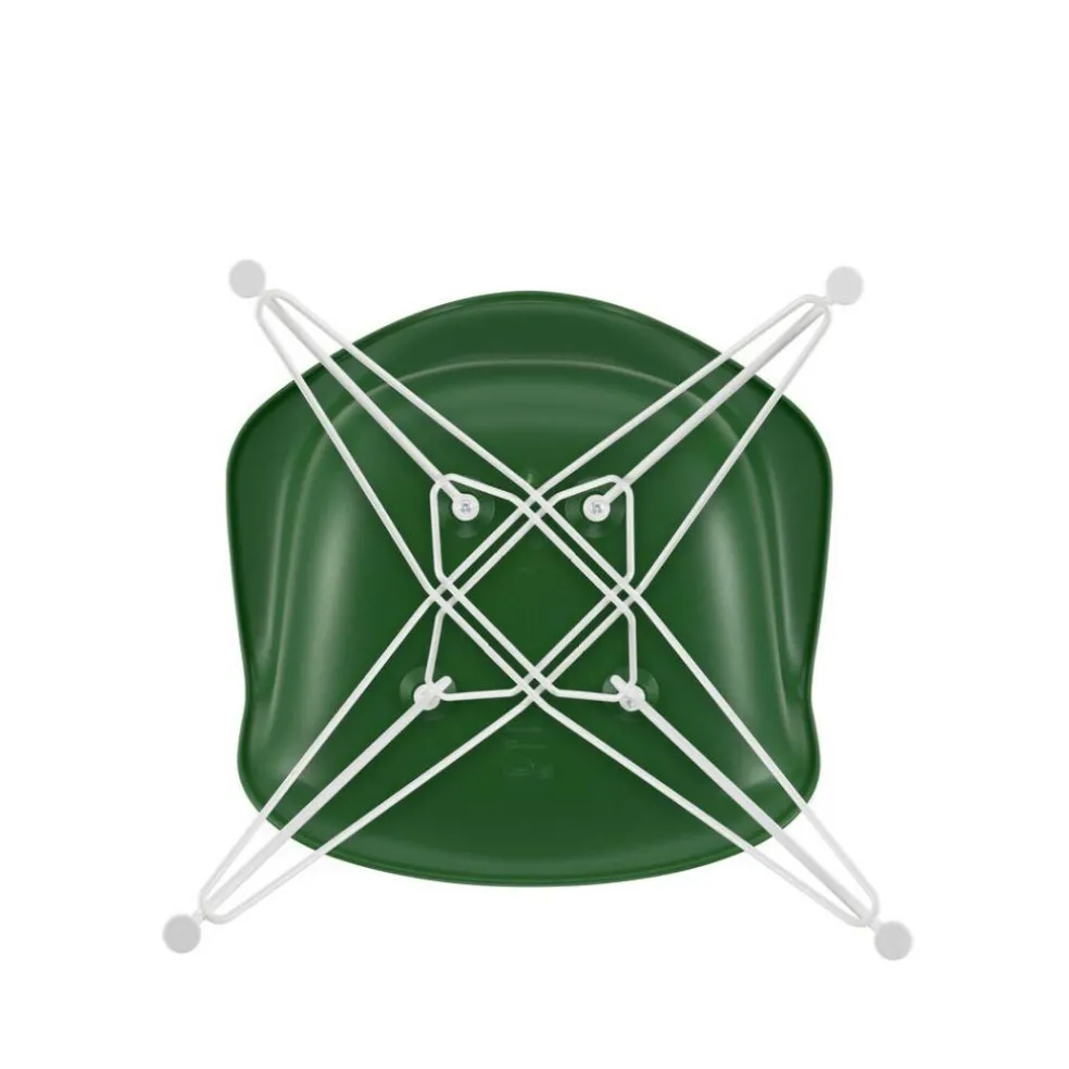 Eames Plastic Armchair DAR RE Gestell weiß