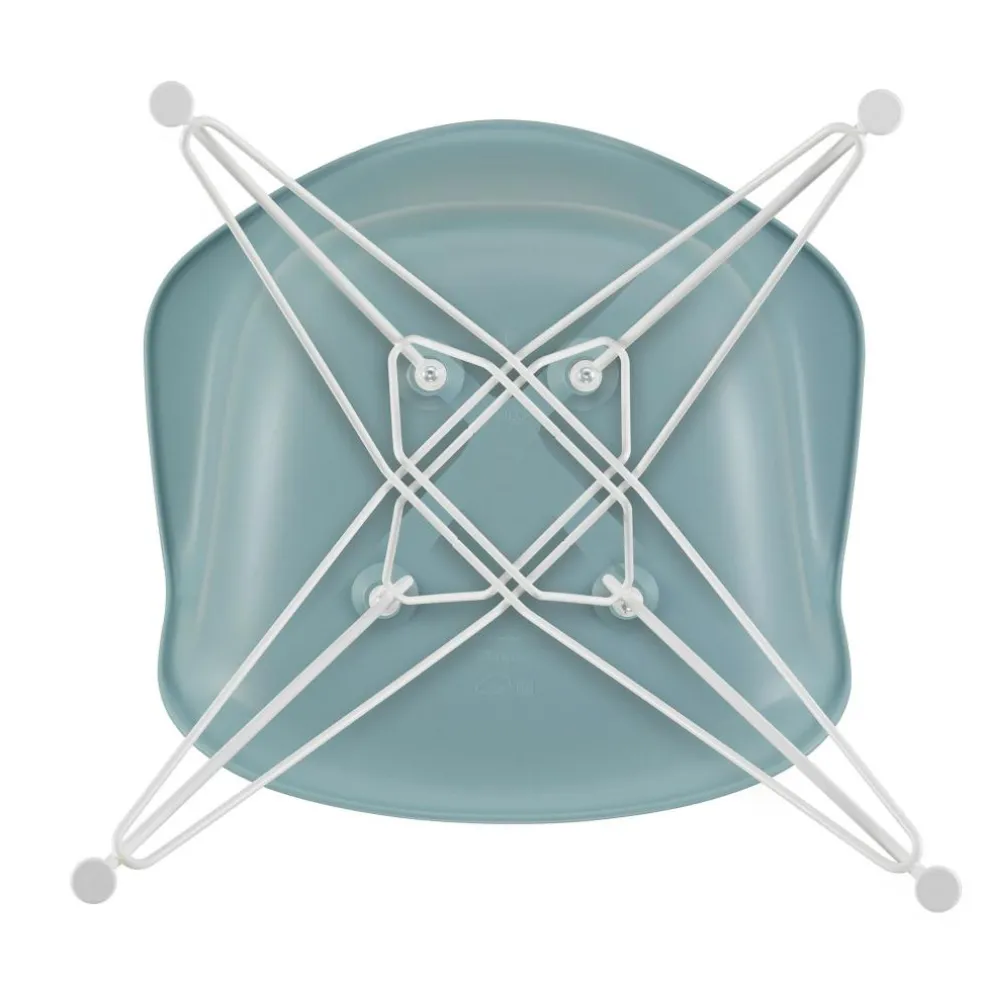 Eames Plastic Armchair DAR RE Gestell weiß