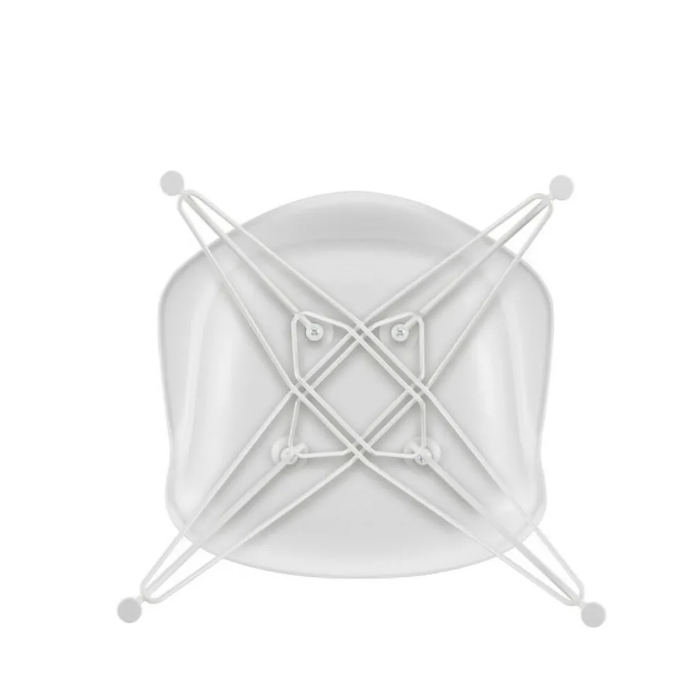 Eames Plastic Armchair DAR RE Gestell weiß