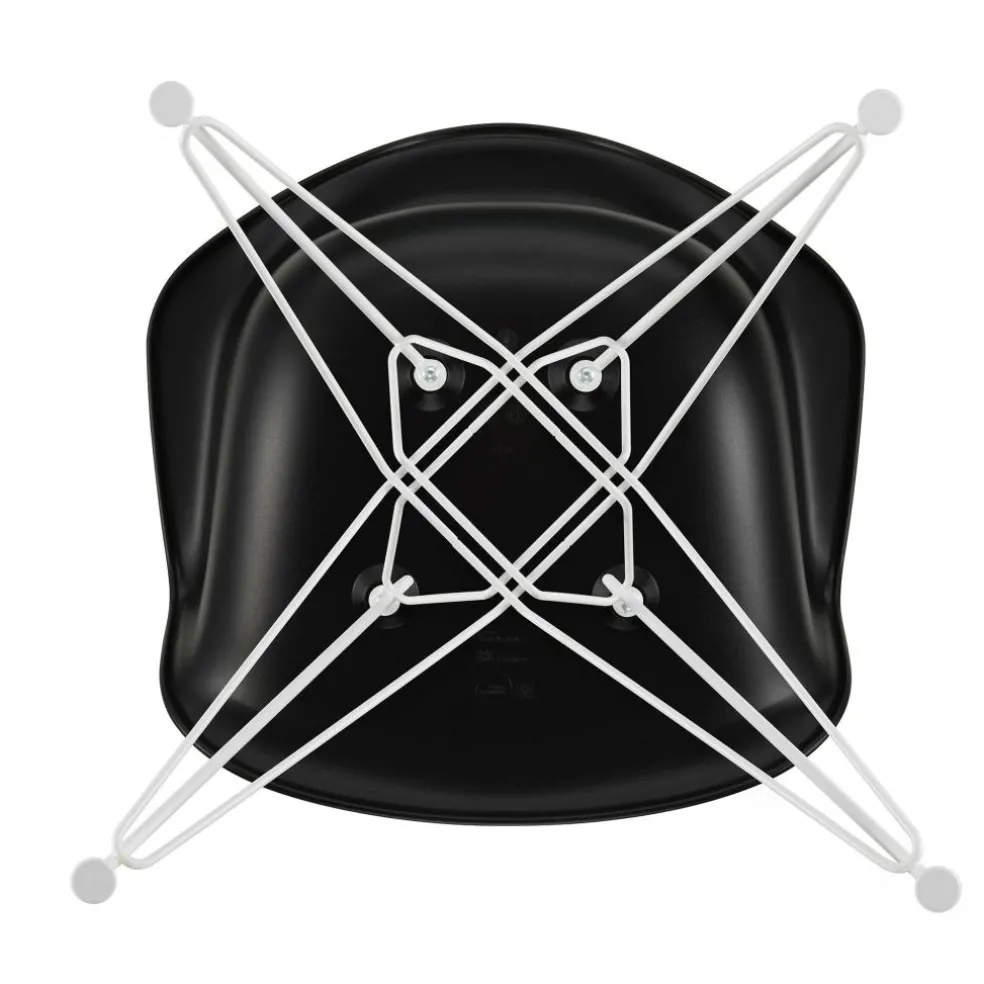 Eames Plastic Armchair DAR RE Gestell weiß