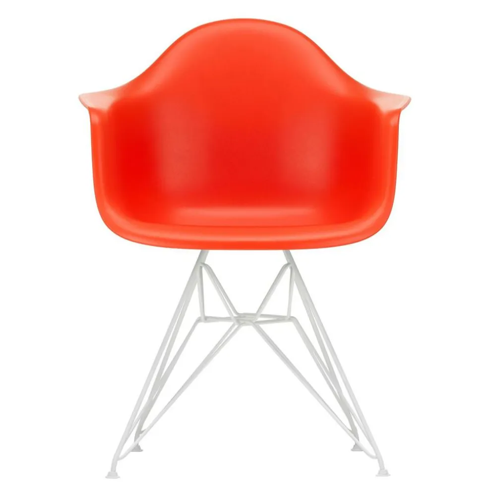 Eames Plastic Armchair DAR RE Gestell weiß