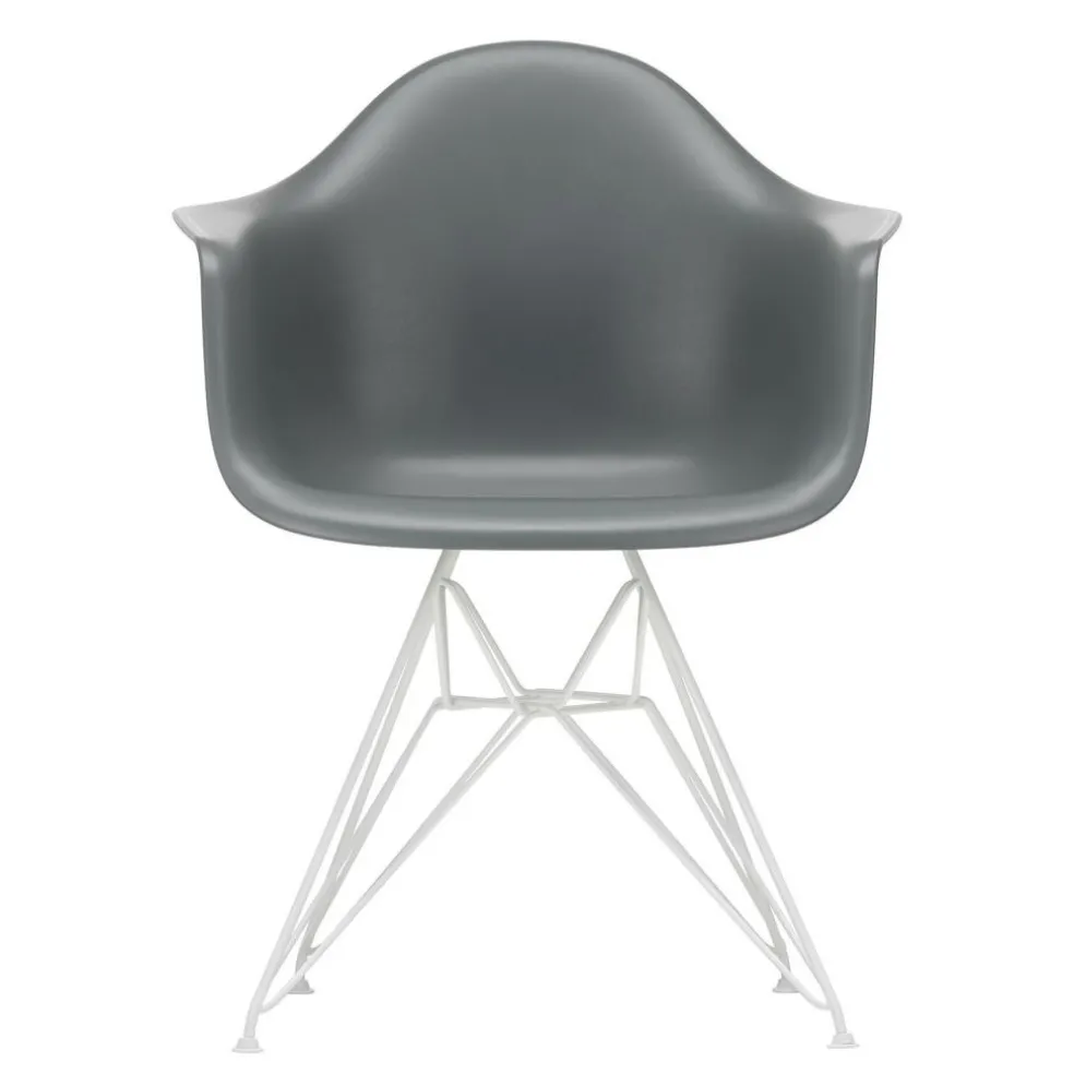 Eames Plastic Armchair DAR RE Gestell weiß