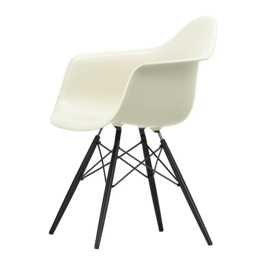 Eames Plastic Armchair DAW RE Ahorn schwarz