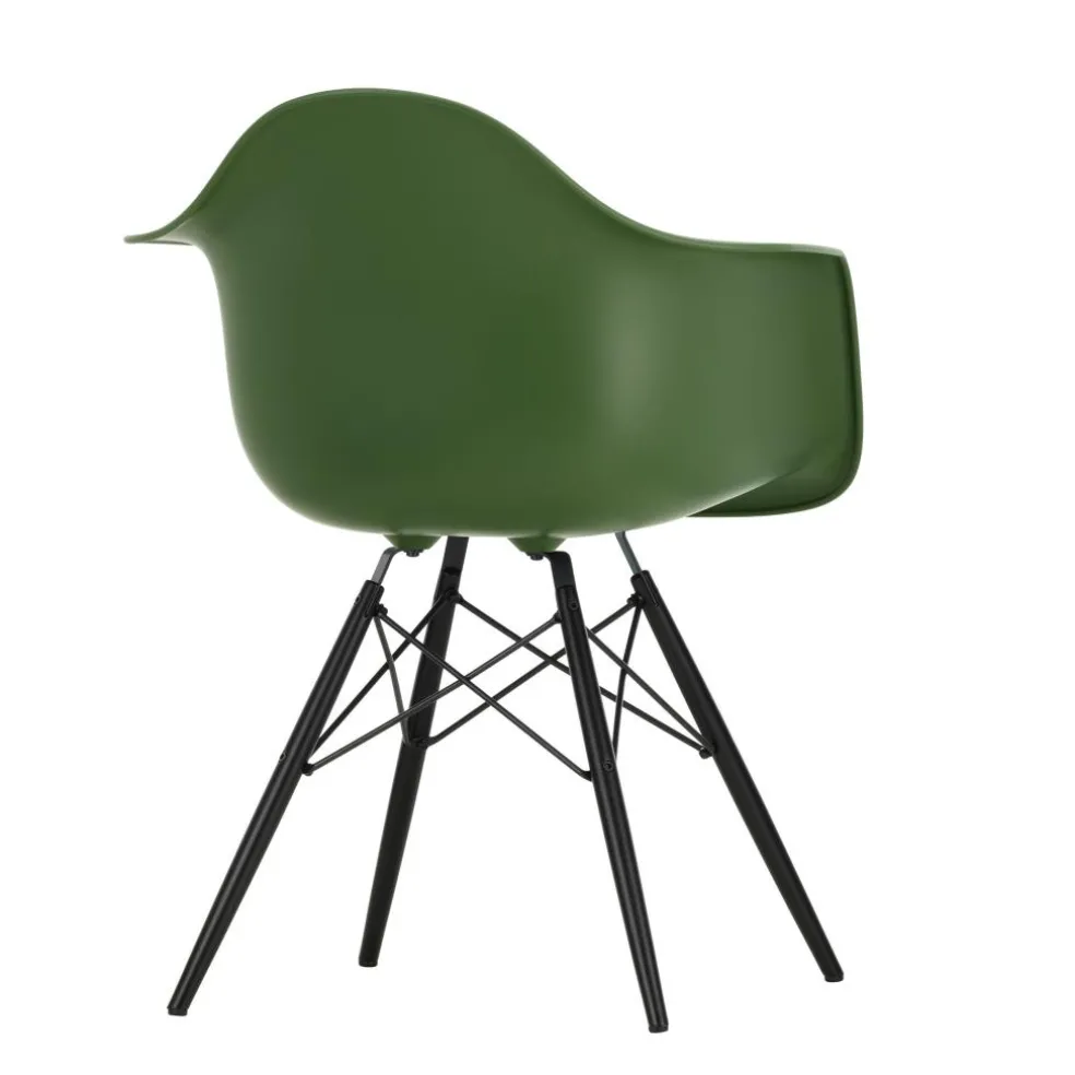 Eames Plastic Armchair DAW RE Ahorn schwarz