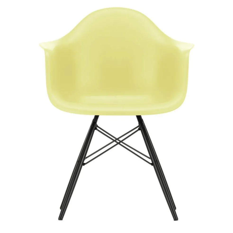 Eames Plastic Armchair DAW RE Ahorn schwarz