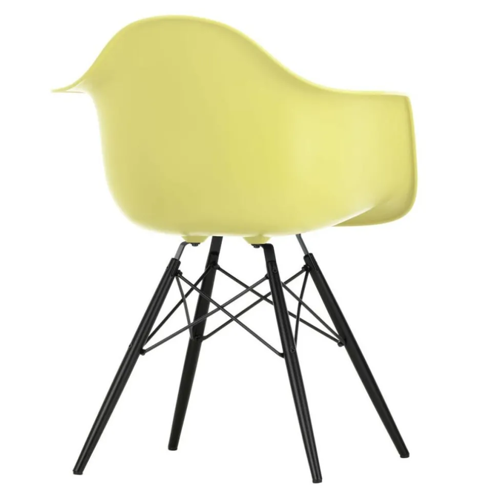Eames Plastic Armchair DAW RE Ahorn schwarz