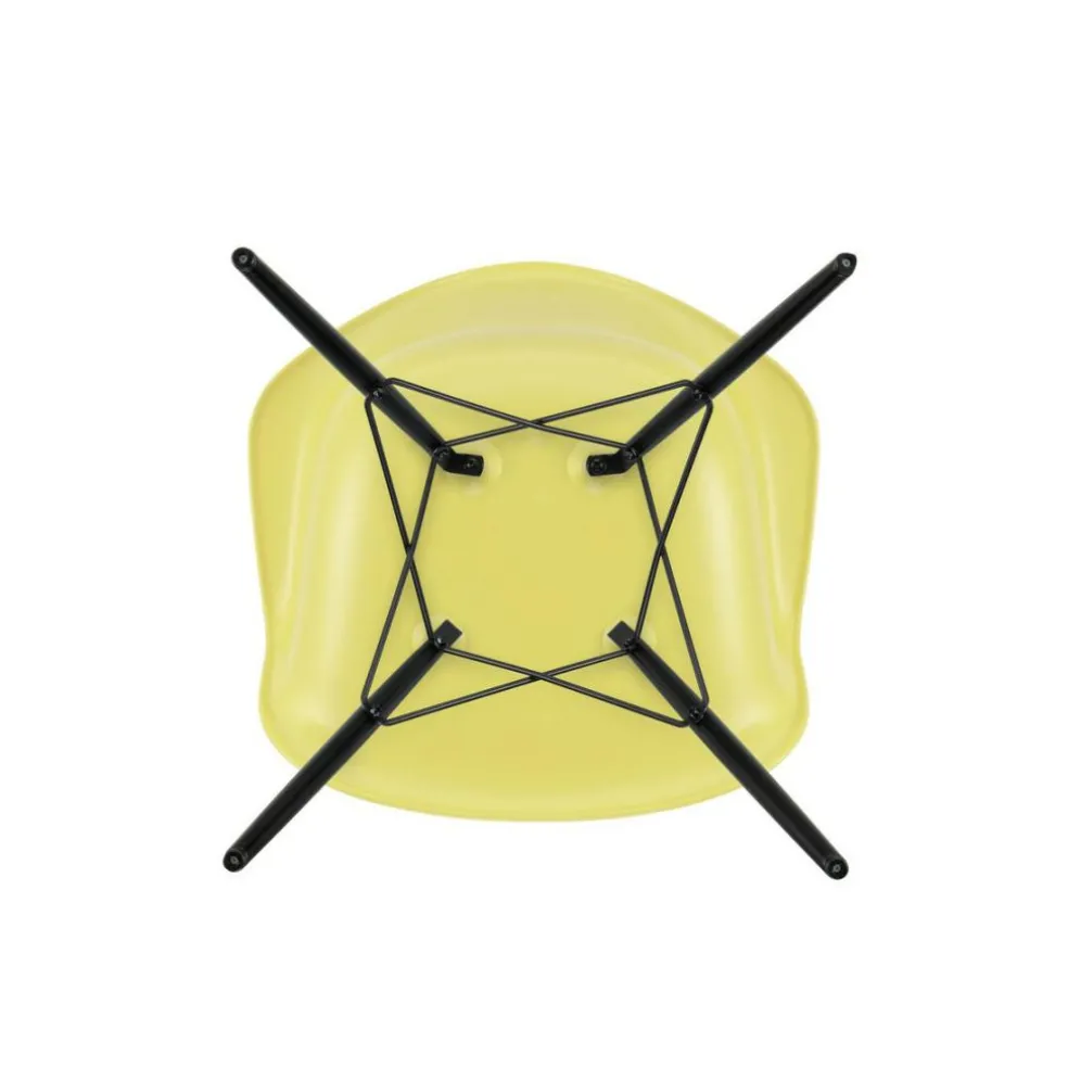 Eames Plastic Armchair DAW RE Ahorn schwarz