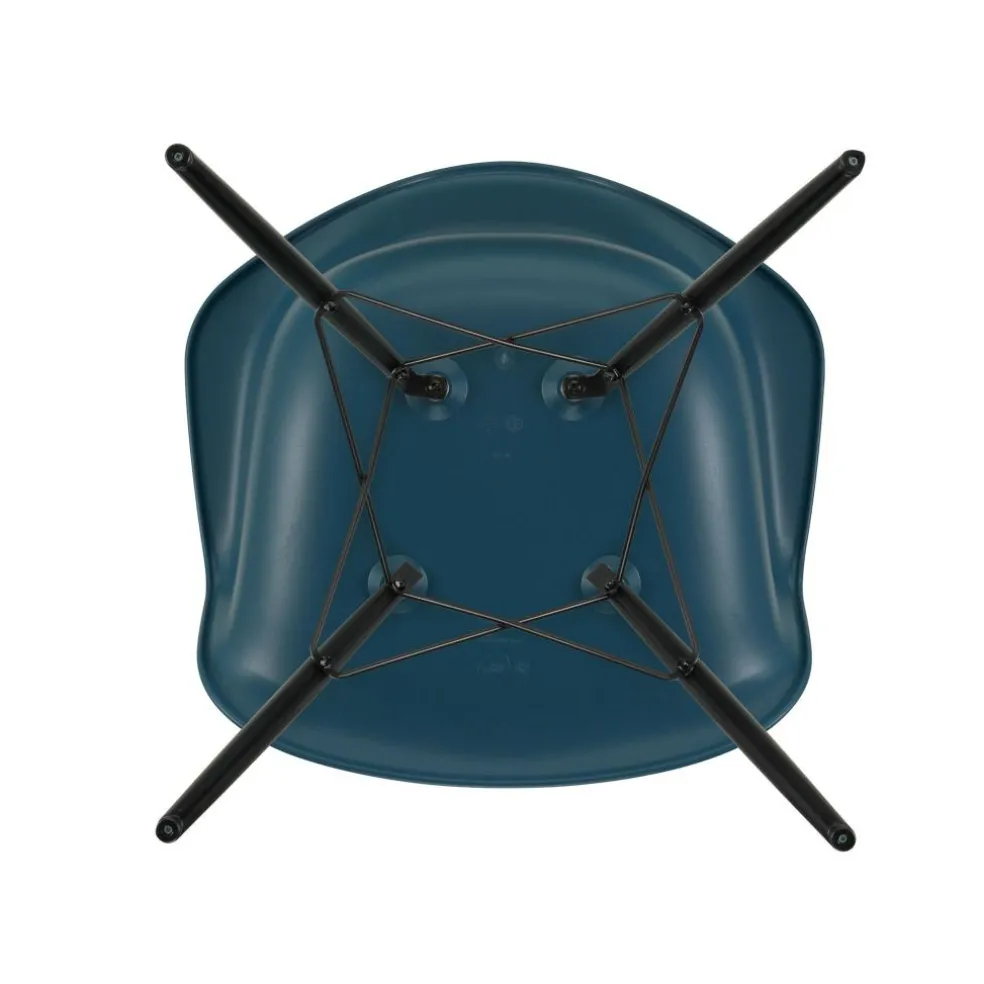 Eames Plastic Armchair DAW RE Ahorn schwarz