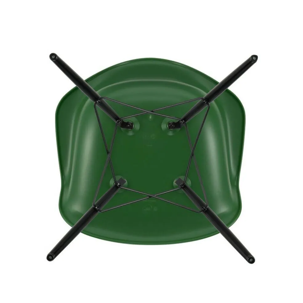 Eames Plastic Armchair DAW RE Ahorn schwarz