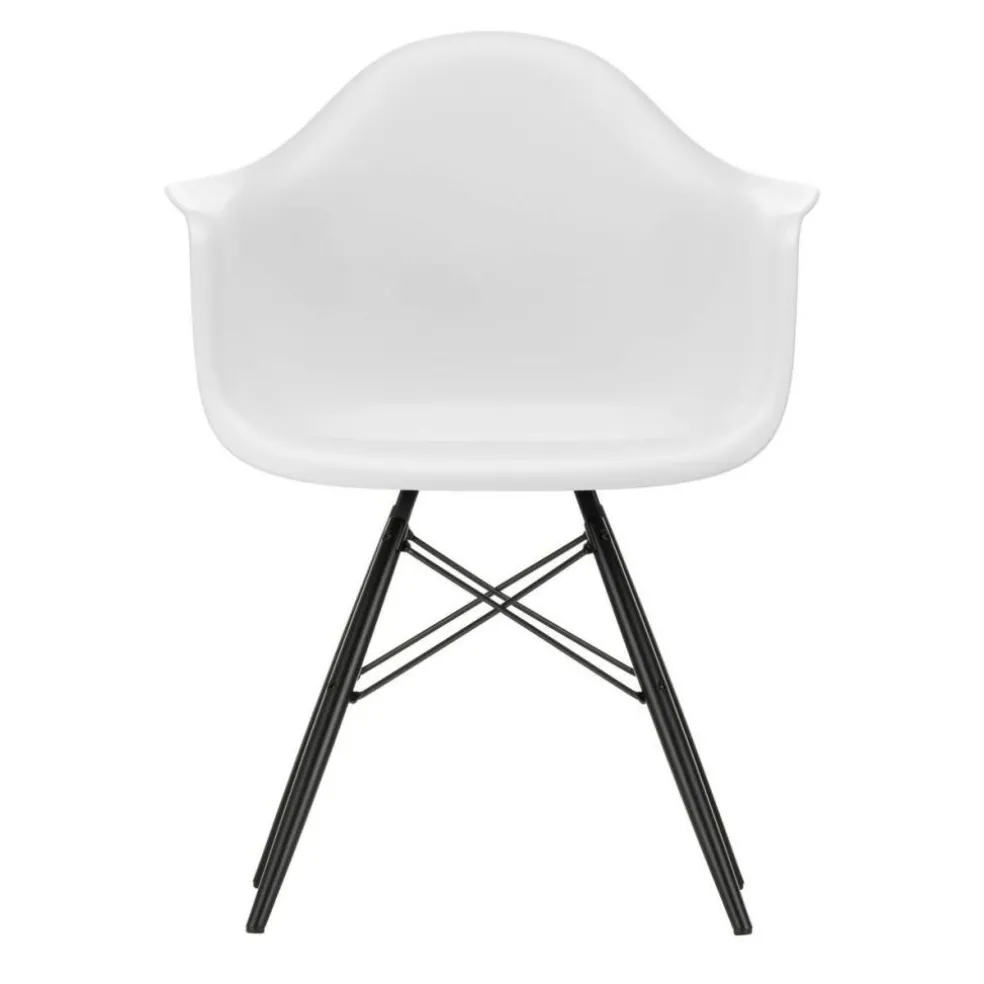 Eames Plastic Armchair DAW RE Ahorn schwarz