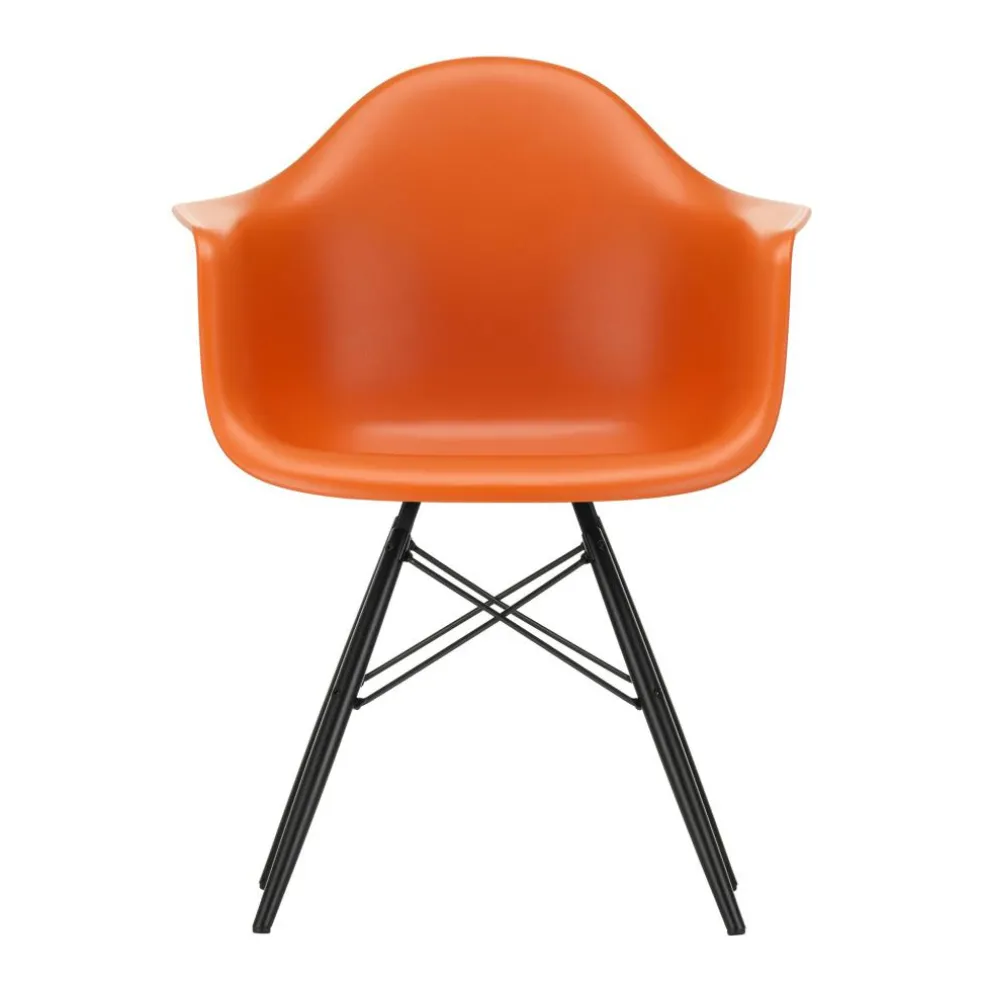 Eames Plastic Armchair DAW RE Ahorn schwarz
