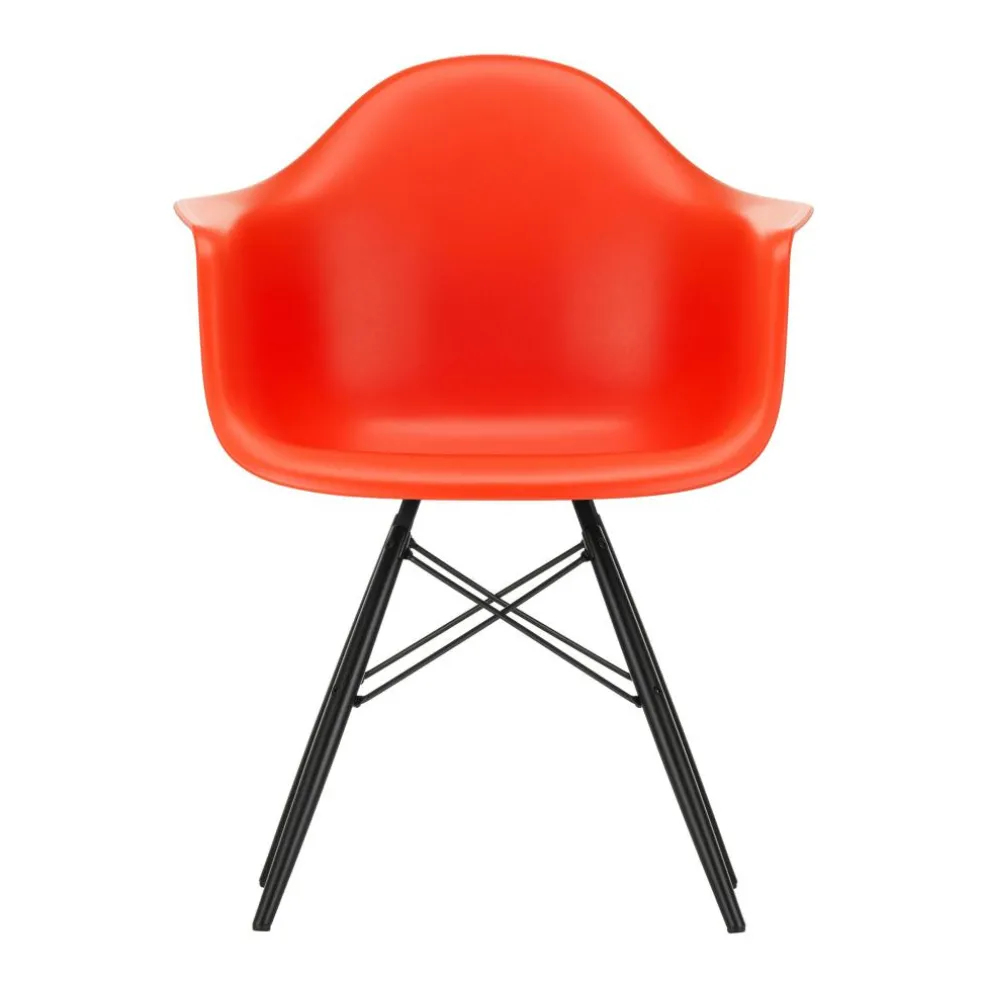 Eames Plastic Armchair DAW RE Ahorn schwarz