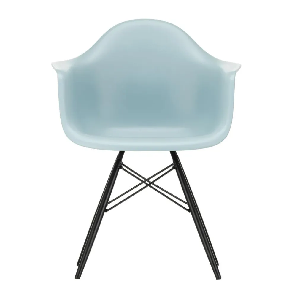 Eames Plastic Armchair DAW RE Ahorn schwarz