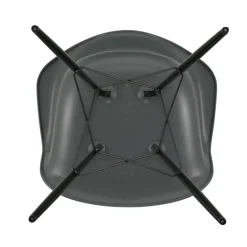 Eames Plastic Armchair DAW RE Ahorn schwarz