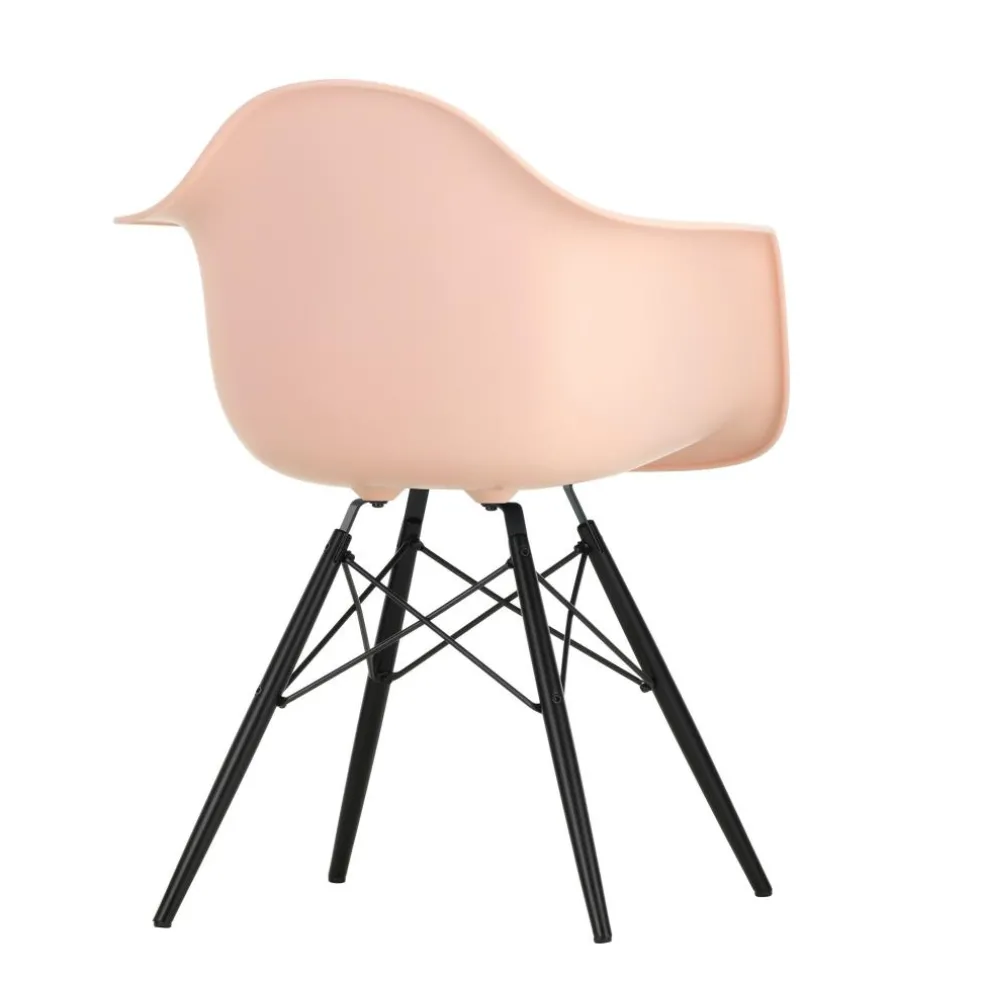 Eames Plastic Armchair DAW RE Ahorn schwarz