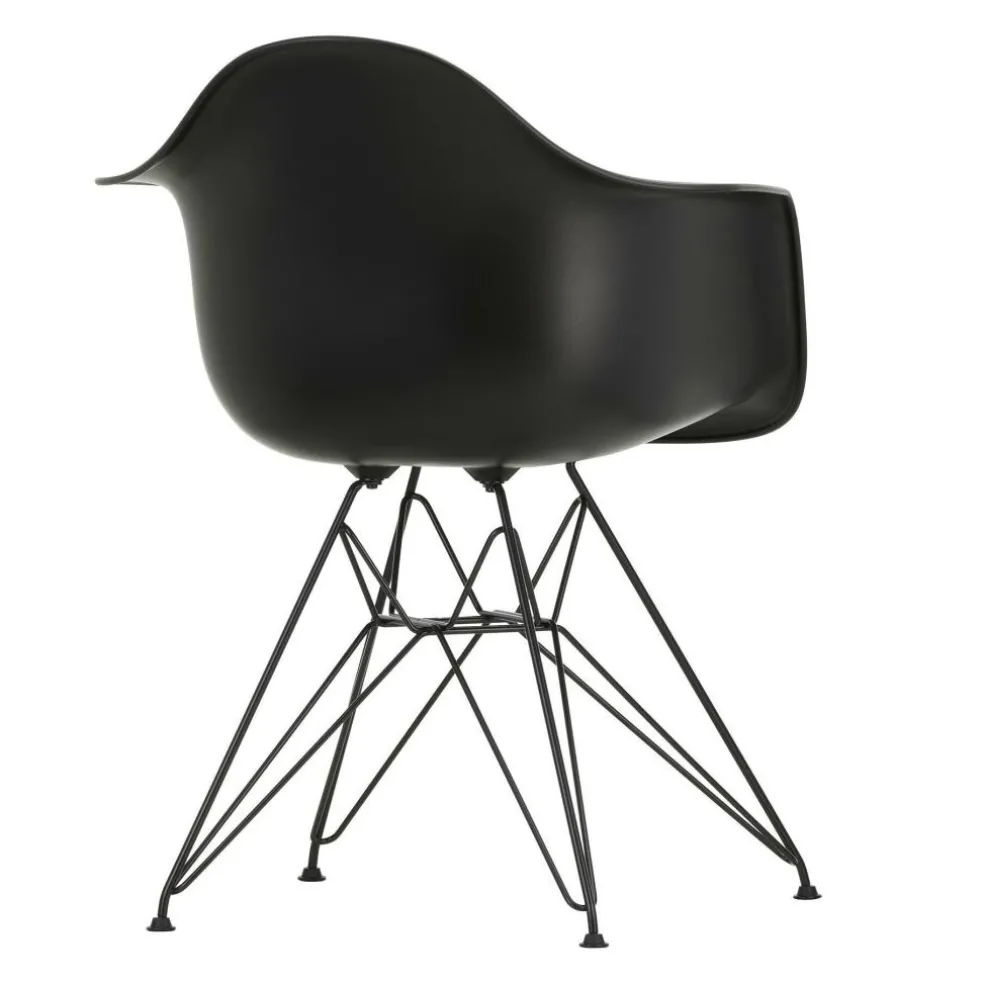 Eames Plastic Armchair DAR RE Gestell schwarz