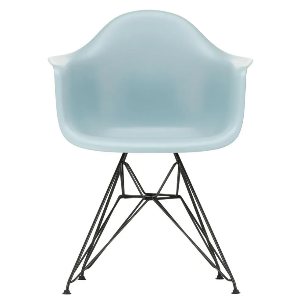 Eames Plastic Armchair DAR RE Gestell schwarz