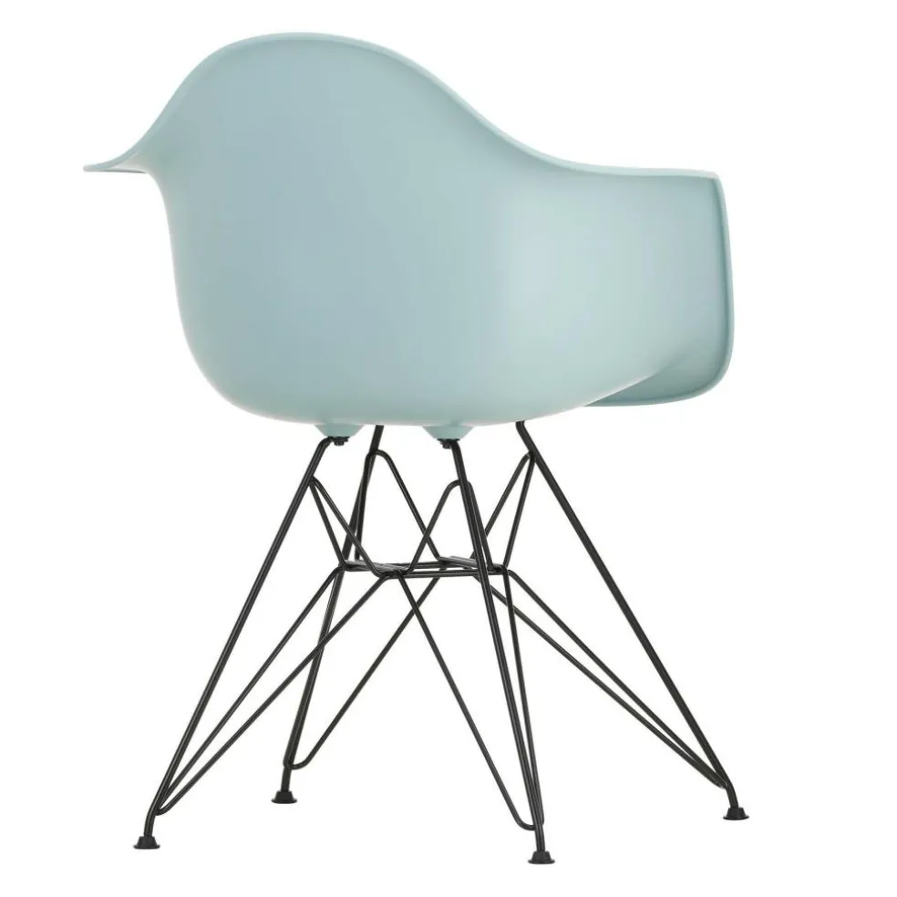 Eames Plastic Armchair DAR RE Gestell schwarz