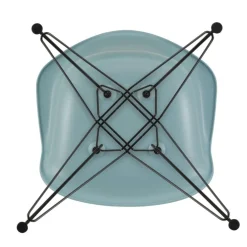 Eames Plastic Armchair DAR RE Gestell schwarz