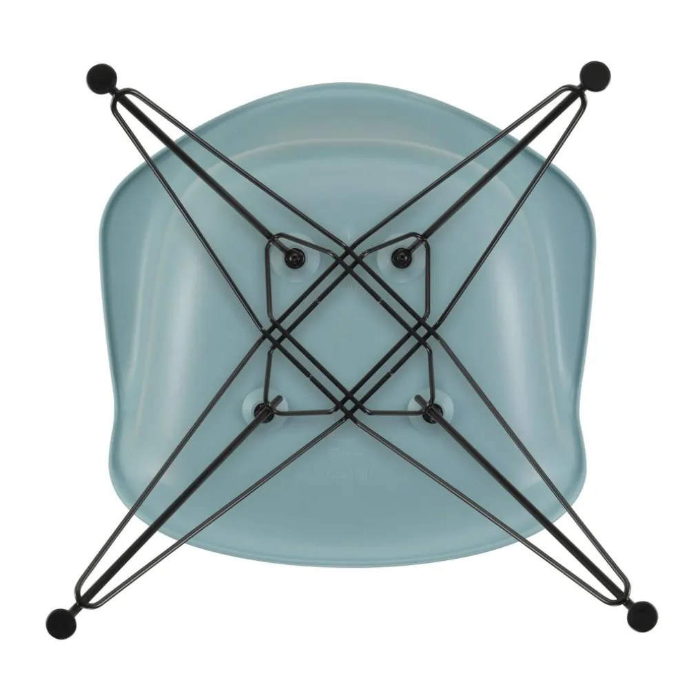 Eames Plastic Armchair DAR RE Gestell schwarz