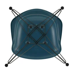 Eames Plastic Armchair DAR RE Gestell schwarz