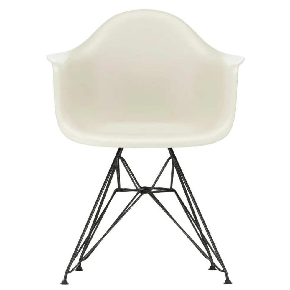 Eames Plastic Armchair DAR RE Gestell schwarz