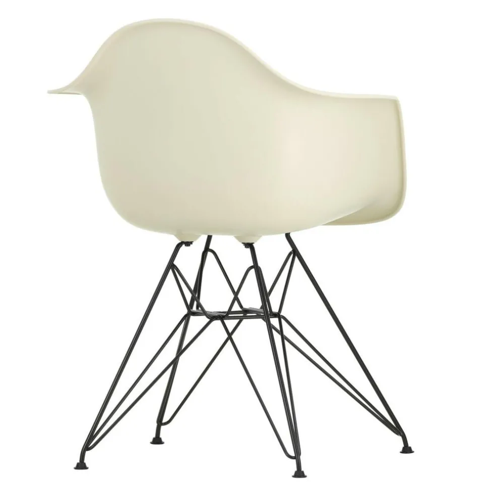 Eames Plastic Armchair DAR RE Gestell schwarz