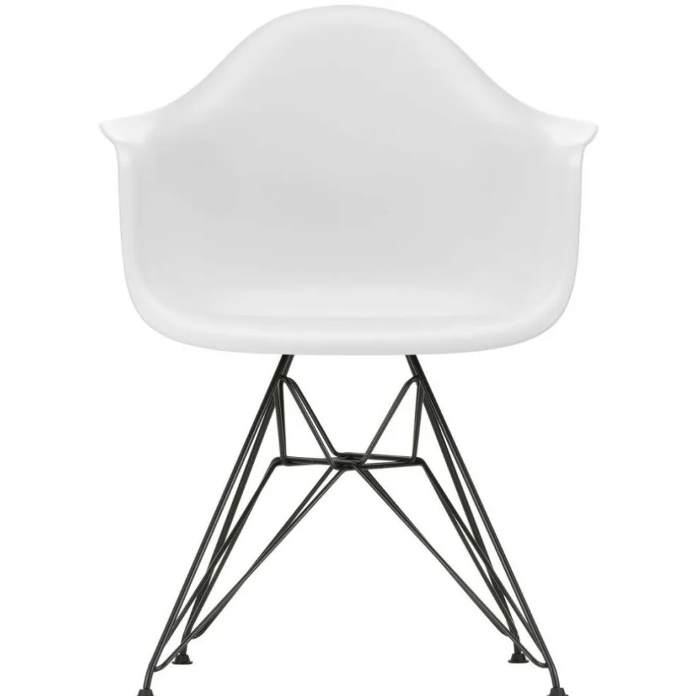 Eames Plastic Armchair DAR RE Gestell schwarz