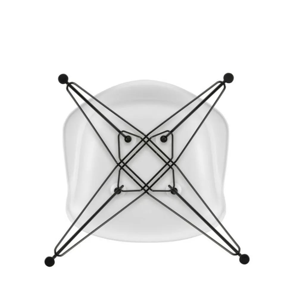 Eames Plastic Armchair DAR RE Gestell schwarz