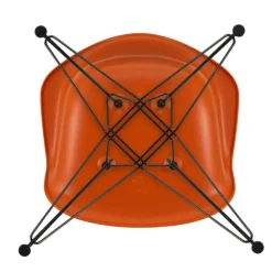 Eames Plastic Armchair DAR RE Gestell schwarz