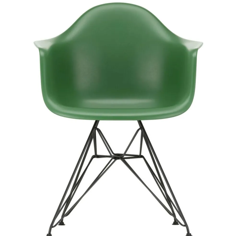 Eames Plastic Armchair DAR RE Gestell schwarz