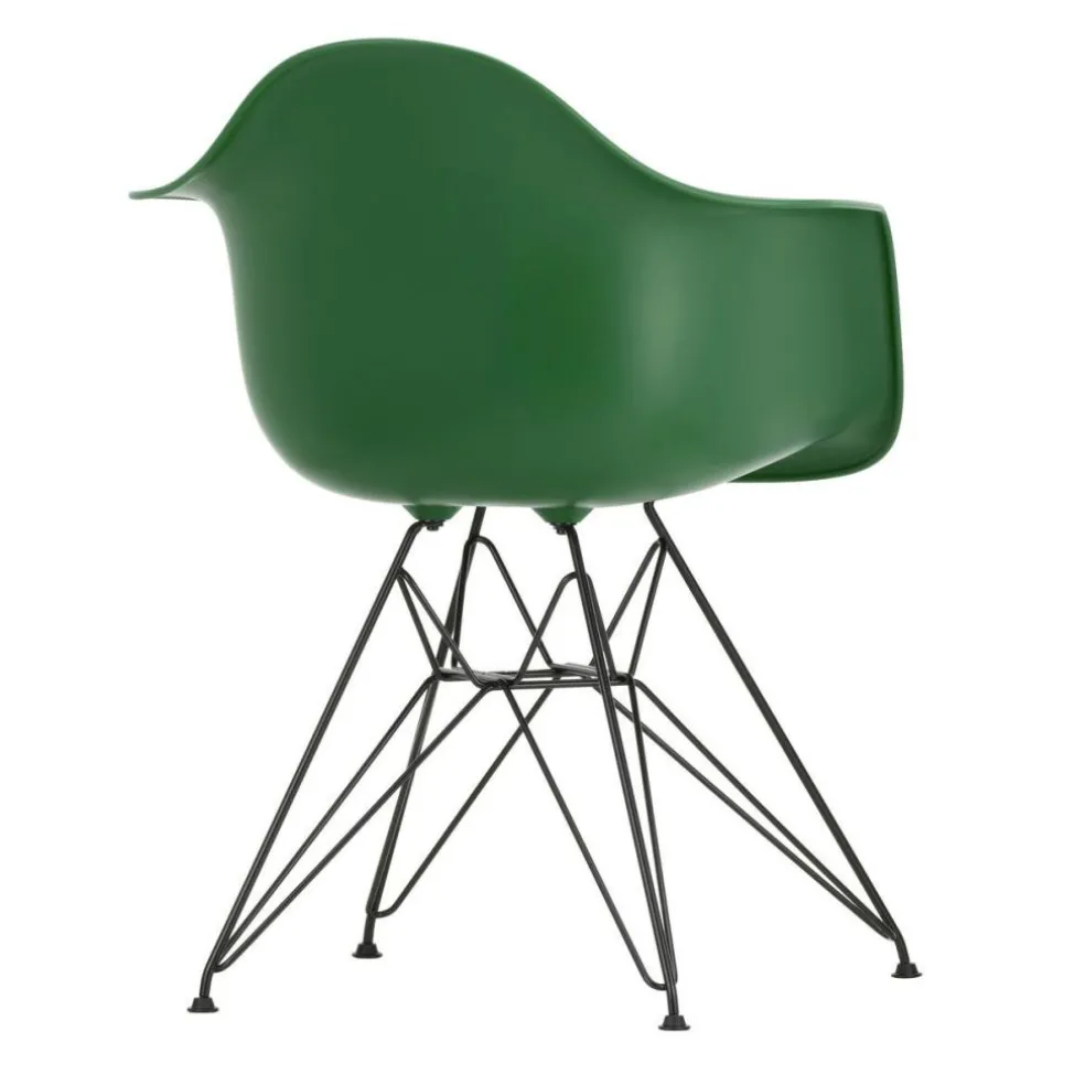 Eames Plastic Armchair DAR RE Gestell schwarz