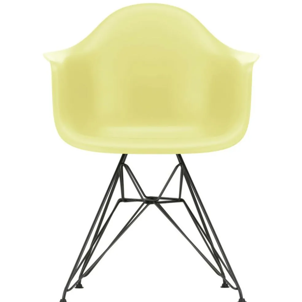 Eames Plastic Armchair DAR RE Gestell schwarz