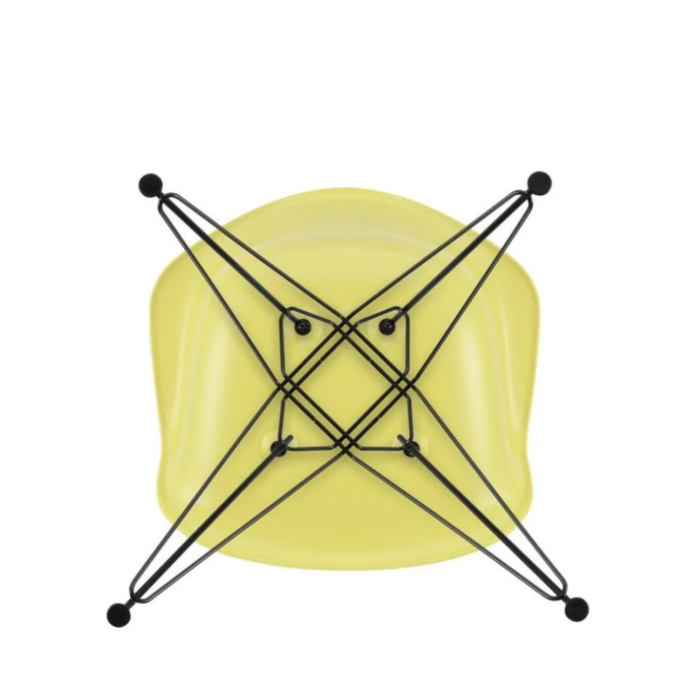 Eames Plastic Armchair DAR RE Gestell schwarz
